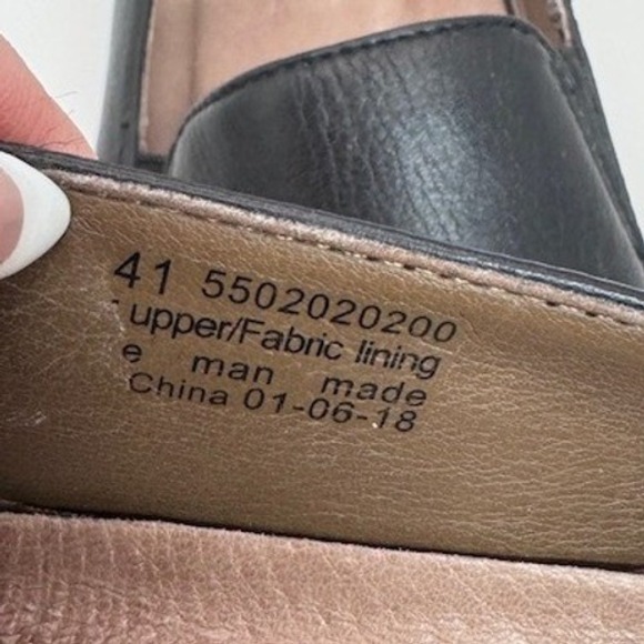 Dansko Fawna Black Leather Slip On Loafers Shoes Womens 41 work comfy casual - Picture 8 of 10